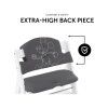 Hauck Alpha - Cosy Select polstrovanie / poťah na stoličku - Muslin, Dark Grey