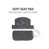 Hauck Alpha - Cosy Select polstrovanie / poťah na stoličku - Muslin, Dark Grey