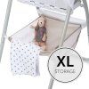 HAUCK Sit N Fold detská jedálenská stolička pre deti, beige