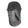 Sensillo Olaf Bag - dots graphite zimný fusak s kožušinkou