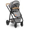 Lionelo Amber kombinovaný kočík 3v1 - Black Silver