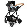 Lionelo Amber kombinovaný kočík 3v1 - Black Silver