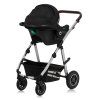 Lionelo Amber kombinovaný kočík 3v1 - Black Silver