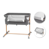 MoMi Detská postieľka 4v1 SMART BED sivá