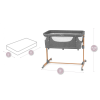 MoMi Detská postieľka 4v1 SMART BED sivá