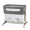 MoMi Detská postieľka 4v1 SMART BED sivá