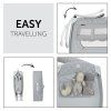 Hauck Play N Relax Center Quilted grey cestovná postieľka