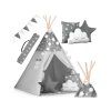 Nukido Teepee stan so svetielkami šedý