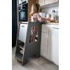 Tuptiwood Učiaca veža Kitchen Helper extra safe sivá