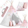 Nukido Teepee stan so svetielkami ružový NK-400,