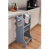 BabyWood Učiaca veža Kitchen Helper SLIM M babyblue