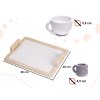 vyrp12 5244Coffee service wooden set of dishes for 2 people 89877