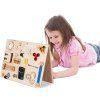 IKONKA montessori drevená edukačná tabuľa obojstranná natural