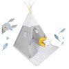 Nukido Teepee detský stan NK-406 svetlosivý