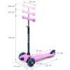 Kidwell UNO LED kolobežka/svietiace kolesá