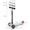 Kidwell UNO LED kolobežka/svietiace kolesá