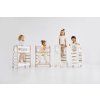 BabyWood Učiaca veža Kitchen Helper SLIM M double biela