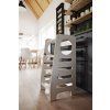 BabyWood Učiaca veža Kitchen Helper M grey