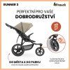 Hauck Športový kočík Runner 3 s ručnou brzdou Olive