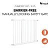 Hauck Clear Step 2 detská zábrana Set +21cm White