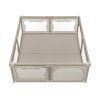 Lionelo Willow XL Beige Sand detská ohrádka 187x207cm