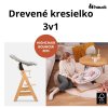 Hauck bouncer/lehátko Eco 3v1 k stoličke Alpha+/Beta+ / Arketa Light Grey