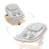 Hauck Eco bouncer/lehátko 3v1 k stoličke Alpha+/Beta+ /Arketa Light Grey