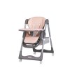 Chipolino Jedálenská stolička pre deti 2v1 FIRST SPOON (Farba Flamingo)