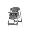 Chipolino Jedálenská stolička pre deti 2v1 FIRST SPOON (Farba Ash Grey)