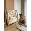 BabyWood detská knižnica SLIM M grey