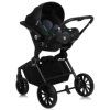 Lionelo Mika PLUS kombinovaný kočík 3v1 - Black Onyx