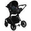 Lionelo Mika PLUS kombinovaný kočík 3v1 - Black Onyx
