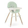 Nukido Lilo detská rastúca jedálenská stolička - béžová