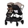 Chipolino DUO SMART kočík pre dvojičky - Biscotta