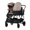 Chipolino DUO SMART kočík pre dvojičky - Biscotta