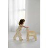 BabyWood stolík Detský set + stolička sivá L