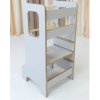 Učiaca veža Montessori Kitchen Helper SLIM M kašmír