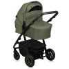 Lionelo Amber plus kombinovaný kočík 3v1, green forest