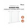 hauck bramka zabezpieczajaca clear step 2 set 9cm white (1)