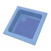 Sprchová vanička 70x70 cm, modrá/modrá