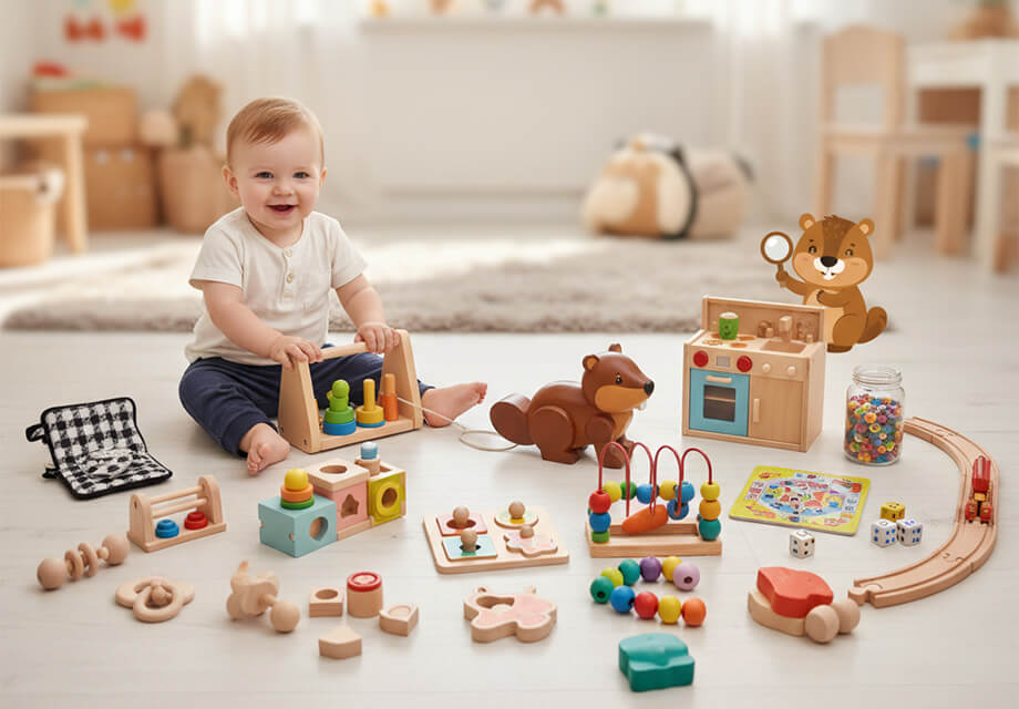 Hračky podle věku: Velký průvodce Boberino (0-6 let)