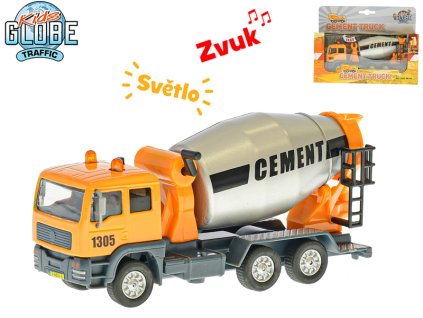 32084 kovova michacka se svetlem a zvukem 15 5 cm kids globe