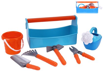 32255 detske zahradni naradi s kbelikem a konvickou v prepravce mikro trading