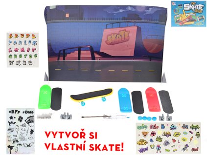 32276 sada pro slozeni a dekoraci skateboardu 4 ks 9 5 cm mikro trading