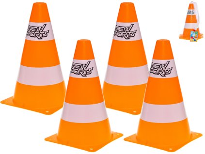 32333 dopravni kuzely 4 ks 24 cm mikro trading