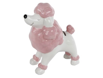 32351 porcelanova pokladnicka pudlik 16 5 cm mikro trading