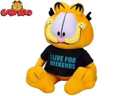 32429 plysak garfield i live for weekends 24 cm mikro trading