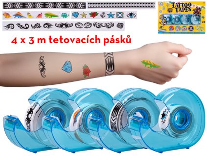 32459 lepici pasky s tetovanim 4 ks mikro trading