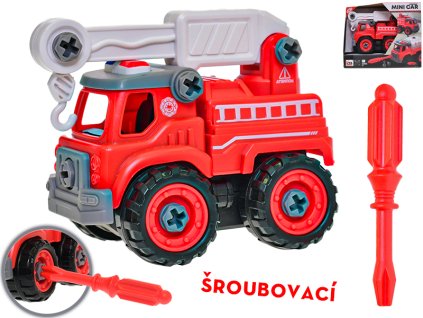 32963 sroubovaci hasicske auto 13 cm mikro trading