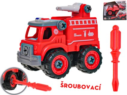 32966 sroubovaci hasicske auto s vodnim delem 12 cm mikro trading